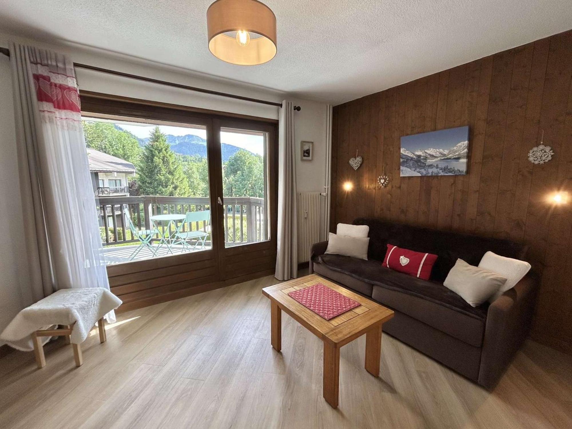 Studio Avec Piscine Chauffee, Tennis & Balcon - 4 Couchages A Megeve - Fr-1-597-14 Exterior photo